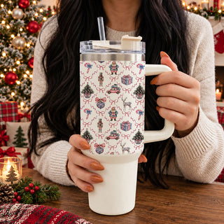 chinoiserie Christmas kitchen accessory
grandmillennial Christmas kitchen tumbler
pink blue Christmas kitchen gift
chinoiserie holiday kitchen gift
Christmas drinkware for chinoiserie lovers
Christmas gift for chinoiserie decor lover
gift for pink and blue Christmas decor lover
Christmas gift for grandmillennial decor lover
holiday gift for chinoiserie lover
feminine Christmas gift with pink blue design
40oz pink blue chinoiserie Christmas cup
large chinoiserie Christmas tumbler with handle