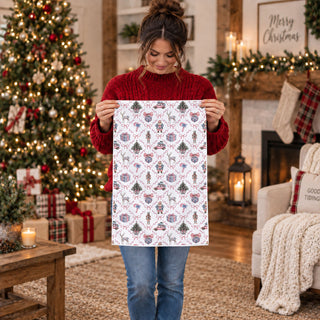 Designer holiday dish towels pink blue
Luxury Christmas kitchen accessories
Chic holiday kitchen towels cotton
Festive kitchen linens chinoiserie pattern
Holiday baking towels premium cotton
holiday pattern kitchen towel with trees gifts and bows
pink blue ornament kitchen towel festive holiday design
repeating christmas pattern tea towel pastel chinoiserie
elegant bow christmas kitchen towel feminine holiday decor