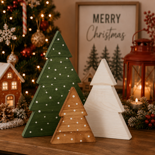 Wholesale Cute handmade Christmas decorations for living room. 
Cute mini wooden tree set of 3. 
Neutral christmas tree shelf decorations
Rustic holiday home mantle decorations
Christmas decorations for farmhouse holiday mantle
Christmas accents for office desk
super cute Christmas trees rustic
Wooden christmas trees mini set
Mini Set of christmas tree decorations wood