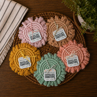 Braided Tassel Coasters