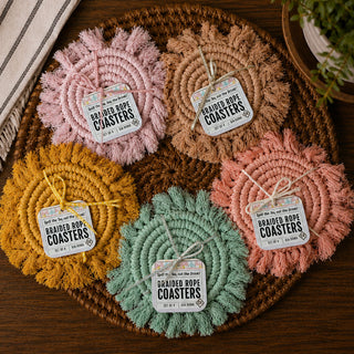 Braided Tassel Coasters