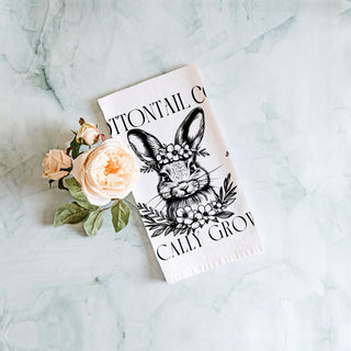Carrot illustration bunny kitchen towel vintage botanical
Floral crown bunny dish towel black white farmhouse
Botanical carrot bunny kitchen towel rustic Easter
Wildflower bunny towel vintage black white spring