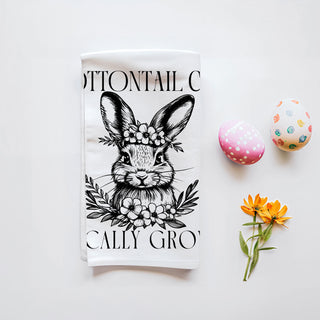 Botanical wildflower bunny kitchen towel black white
Vintage typography bunny dish towel farmhouse Easter
Locally grown bunny kitchen towel botanical rustic
Serif font bunny towel vintage black white spring
