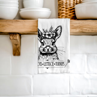 Botanical print bunny kitchen towel vintage farmhouse
Engraving style bunny dish towel black white Easter
Vintage etching bunny kitchen towel rustic botanical
Woodcut style bunny towel farmhouse black white spring