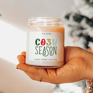 Cozy Season Candle for Christmas