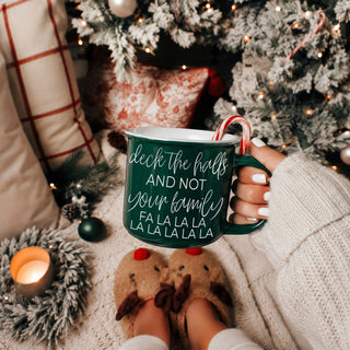 Unique Christmas gift under 25
Christmas coffee bar accessories
Holiday farmhouse kitchen mug
Cute Christmas mug for women
Funny holiday cup for family gatherings
Christmas chaos coffee mug
Relatable Christmas mom mug
Holiday mood coffee cup
funny Christmas mug that says deck the halls and not your family
red ceramic Christmas coffee mug with sarcastic holiday quote
green holiday mug for people who love funny Christmas gifts