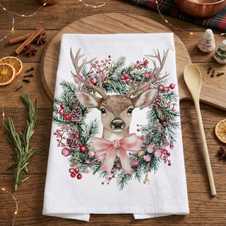last minute christmas gift kitchen towel decor
gift under 20 christmas kitchen towel deer
christmas gift for home decor lovers towel
small thoughtful christmas gift deer towel
giftable holiday decor kitchen towel deer
