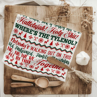 holiday movie humor kitchen decor towel festive
christmas cinema inspired kitchen towel funny design
funny christmas kitchen towel for sarcastic people
holiday humor decor kitchen towel bold funny quotes