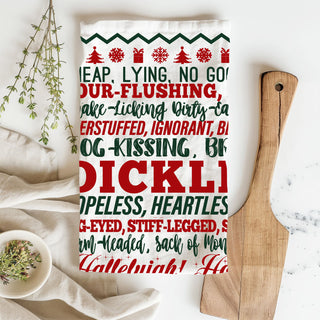 cozy christmas home decor humorous kitchen towel
kitchen towel decor with personality holiday styling
modern christmas kitchen decor funny quote towel
festive home decor kitchen towel humorous design