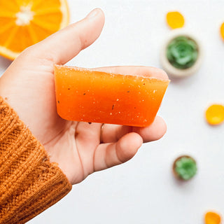 Orange Clove botanical wax melts
Orange wax melts with spice topping
Orange Clove wax melts with botanical details
Orange soy wax melts with clove spice topping
Large orange wax melts with warm spice topping
Orange Clove wax melt close up
Oversized orange wax melt held in woman's hand
Orange Clove XL wax melt displayed with dried citrus
Orange wax melts displayed with cloves and dried oranges
Sweater Weather fall wax melts Orange Clove scent
Boutique Orange Clove home fragrance
