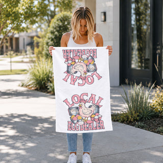 Wholesale Egg dealer dish towel chicken farm humor design
Chicken keeper kitchen towel local egg dealer Easter
Farm life humor kitchen towel chicken eggs spring
Funny Easter kitchen towel chicken egg dealer design