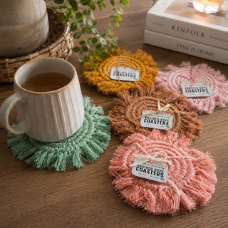 Braided Tassel Coasters