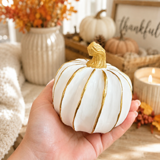 Gold White Pumpkin