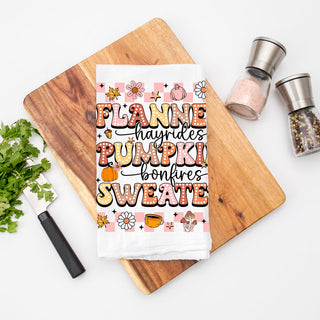 wholesale retro pink fall kitchen towel for dorm or apartment
pumpkin spice pink tea towel for latte bar setup
boho chic fall towel with pink flowers and mugs
pink retro autumn towel for farmhouse coffee bar wholesale