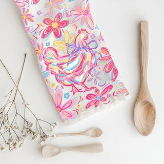 Boho Easter chicken towel vibrant floral farmhouse
Artistic farmhouse chicken kitchen towel boho spring
Colorful spring chicken dish towel bohemian floral
Boho style chicken kitchen towel pink yellow farmhouse
