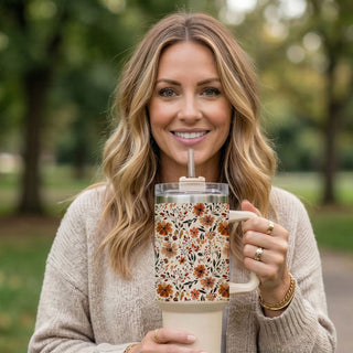Wholesale cute boho fall tumbler
fall vibes floral tumbler
neutral floral drinkware
warm autumn flower cup
cozy season floral tumbler
fall floral water tumbler
cute handled floral cup
autumn flower aesthetic tumbler
fall floral stanley style tumbler
neutral coffee tumbler aesthetic
pumpkin spice girl tumbler in bulk