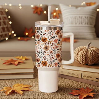 cute fall drinkware aesthetic
minimal floral leaf tumbler
neutral earthy toned tumbler
cute warm autumn tumbler
boho floral coffee tumbler aesthetic
fall flowers insulated travel cup
cute floral tumbler for pumpkin spice lovers
neutral cozy coffee cup
autumn floral tumbler for teachers