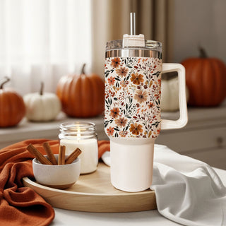 Wholesale stylish floral handled tumbler
cute floral road trip tumbler
fall inspired flower tumbler
neutral aesthetic botanical cup
autumn coffee station tumbler
cute fall floral water tumbler
warm boho autumn tumbler
cozy neutral aesthetic cup
fall flower market tumbler
cute trendy floral cup