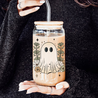 Witchy garden drinking glass
Mushroom and moon pattern cup