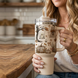 neutral fall ghost tumbler
ghost tumbler aesthetic for women
cute haunted season tumbler
neutral cottagecore coffee cup
ghost tumbler for moms
pumpkin floral ghost tumbler
cute spooky season coffee cup
neutral ghost drinkware