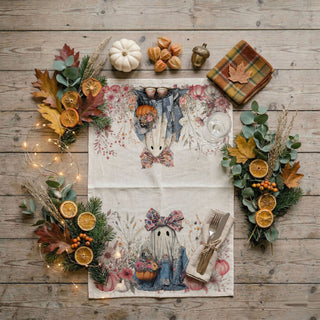 soft cotton floral ghost towel for cozy seasonal décor
chic pink ghost towel for modern farmhouse kitchen
cute spooky ghost towel perfect for fall gift baskets