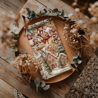 rustic holiday kitchen towel cookie design
cozy holiday baking aesthetic kitchen towel
Christmas village aesthetic kitchen decor towel
warm holiday kitchen styling towel gingerbread
festive farmhouse Christmas towel baking theme