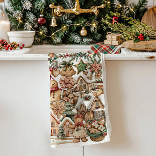 Wholesale cozy Christmas kitchen decor towel aesthetic
farmhouse holiday kitchen towel gingerbread
cottagecore Christmas kitchen towel baking theme
vintage Christmas baking decor tea towel
neutral Christmas kitchen decor gingerbread towel