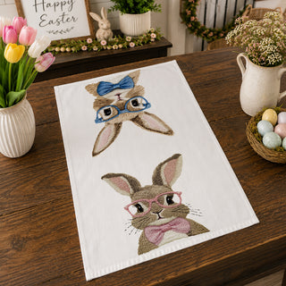 Modern farmhouse 3D bunny embroidery dish towel spring
Classic embroidered bunny kitchen towel blue pink
Timeless 3D bunny embroidery towel Easter farmhouse
Refined embroidered bunny dish towel glasses spring
cute bunny glasses easter hand towel
3d look easter bunny tea towel
100 percent cotton flour sack towel
soft absorbent 180gsm kitchen towel
cotton towel with hanging loop
durable easter kitchen tea towel
Boho farmhouse Easter kitchen towel
Neutral boho Easter bunny decor
Modern cottage Easter rabbit to