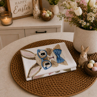 Cute Easter rabbit kitchen accessory
Spring bunny decorative dish towel
Easter bunny decorative tea towel
Cute bunny towel for Easter kitchen styling
Pastel bunny kitchen towel for Easter
Pastel rabbit tea towel for spring
Blue bunny kitchen towel for Easter decor
Pink bunny kitchen towel for Easter decor
Blue and pink rabbit kitchen towel
Pastel blue and pink Easter bunny towel
Cute spring bunny towel with pastel accents
Easter bunny towel with blue glasses
Easter bunny towel with pink glasses