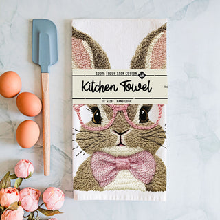 Wholesale 3D embroidered bunny kitchen towel blue pink glasses
Embroidered bunny kitchen towel bow tie Easter spring
Textured bunny dish towel 3D embroidery farmhouse
Blue pink bunny kitchen towel embroidered glasses design