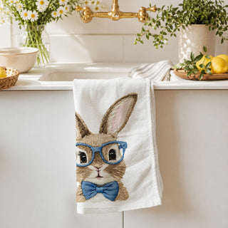 Bow Tie Bunny Towel