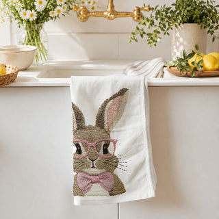 Bow Tie Bunny Towel