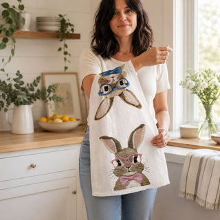 Bow Tie Bunny Towel