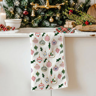 minimal christmas kitchen decor towel ornament print
neutral christmas kitchen towel pink green design
simple elegant christmas kitchen towel decor
christmas gift ideas kitchen towel for her
instagram worthy christmas kitchen decor towel
aesthetic kitchen towel christmas home styling
