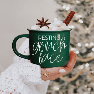 cute festive mug for Christmas coffee bar decorations
funny grinch inspired mug for holiday gift exchanges
unique Christmas coffee mug for women who love sarcasm
festive ceramic cup for winter drinks and holiday decor
funny holiday mug for moms surviving Christmas chaos
