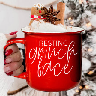 Grinch Face Mug