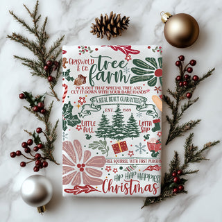 Holiday tree lot kitchen towel design
Christmas tree hunting kitchen decor
Tree farm holiday kitchen towel