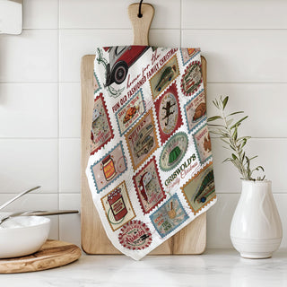 holiday dish towel for baking and decorating
funny christmas decor for small kitchen spaces
festive kitchen towel for holiday entertaining
cute and funny christmas kitchen accessories