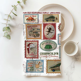 soft neutral christmas kitchen styling towel
warm cozy holiday kitchen vibe towel decor
subtle festive kitchen towel winter home decor
holiday comedy inspired kitchen towel decor
classic holiday film themed kitchen accessory