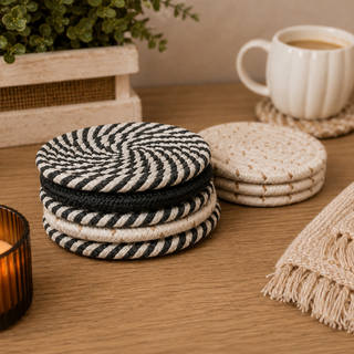 Fall Fabric Coasters 4pk