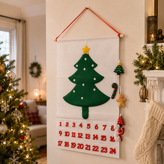 decorated Christmas tree Advent calendar
reusable Christmas countdown wall hanging
handmade Christmas family tradition decor
cozy home Christmas Advent calendar
festive family Advent calendar decor
traditional Christmas Advent calendar lifestyle
holiday wall hanging family countdown
Christmas countdown decoration with ornaments
Christmas Advent calendar for home
Christmas Advent calendar for playroom
Christmas Advent calendar for family room
Christmas Advent calendar for entryway
handmade Christmas wall dec