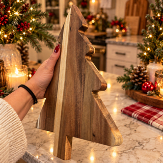 Christmas Tree Cutting Board, Holiday Charcuterie Board, Wooden Cheese Board, Christmas Appetizer Serving Platter
Wooden Christmas Tree Charcuterie Board, Holiday Cutting Board, Cheese & Appetizer Serving Tray, Christmas Kitchen Decor
