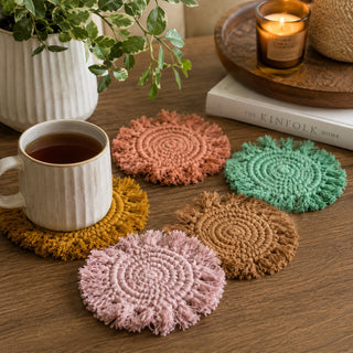 Braided Tassel Coasters