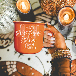 autumn coffee mug for people who don’t like pumpkin spice
psl hater coffee mug for office desk
funny fall gift mug for coworker
orange ceramic mug with sarcastic fall saying for wholesale usa