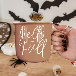 hello fall drinkware for fall obsessed women
hello fall mug for sunday fall brunch and coffee
hello fall mug for cozy book and blanket nights