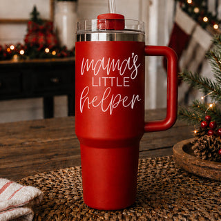 Wholesale Funny Christmas mom tumbler - mamas little helper 40oz drinkware
Christmas mom gift tumbler red green - mamas little helper seasonal
Holiday gift for mom 40oz tumbler - mamas little helper Christmas cup in bulk
40oz insulated Christmas mom tumbler - mamas little helper holiday cup