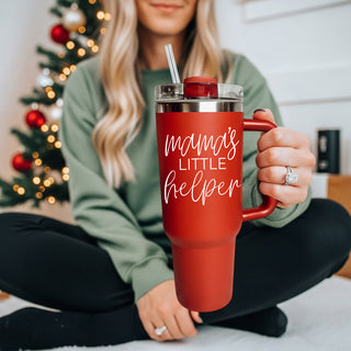 wholesale Christmas tumbler cups
wholesale tumbler cups with lids
Christmas hot chocolate tumbler - mamas little helper 40oz seasonal
Funny things to get your mom for CHristmas