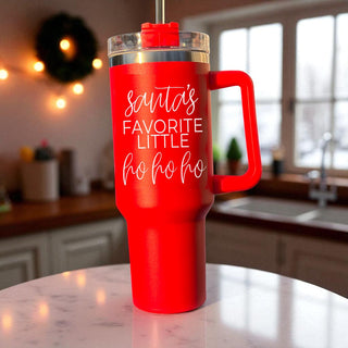 40oz insulated Christmas tumbler red - Santas favorite little ho ho ho
Double wall Christmas tumbler - 40oz red
Red Christmas tumbler with handle 40oz
Stainless steel Christmas tumbler red
Christmas tumbler with lid 40oz red