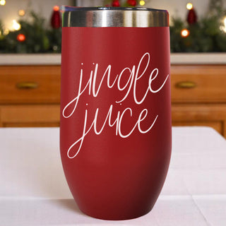 Wholesale Jingle Juice Red Wine Tumbler | 17oz Christmas Gift | Free Ship $75+
Christmas Jingle Juice Tumbler | Holiday Wine Cup | Fast Ship 48-72hrs