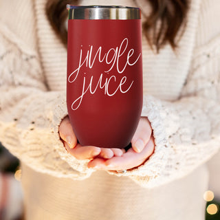 Jingle juice wine tumbler gift
Christmas jingle wine cup
Holiday humor wine tumbler jingle
Funny Christmas wine accessories